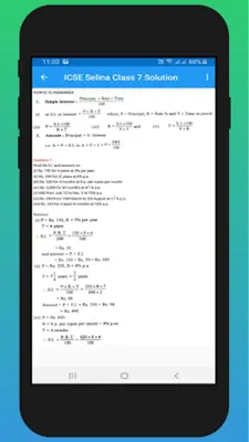 ICSE Class 7 Solution Selina android App screenshot 1