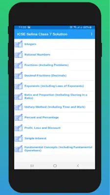ICSE Class 7 Solution Selina android App screenshot 2